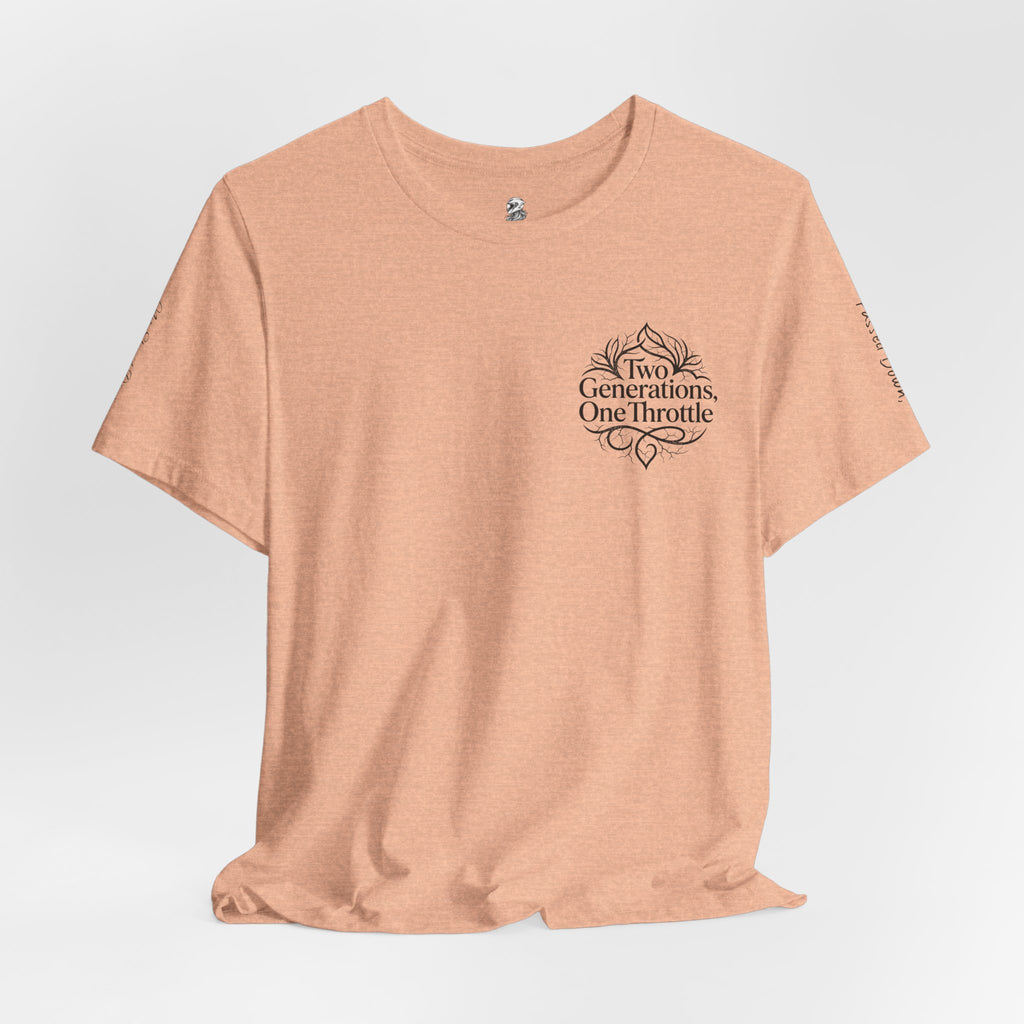 Two Generations One Hustle T‑Shirt — Motivational Family Hustle Tee