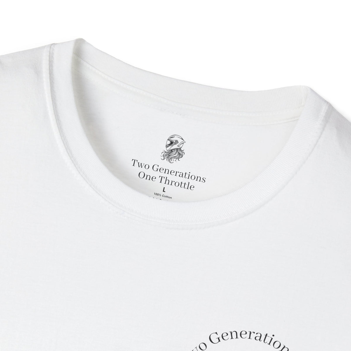 Two Generations One Throttle T-Shirt | Motorcycle Mom Daughter Gift | Women Who Ride Tee | Biker Sisterhood Graphic Shirt | Passed Down Not Slowed Down