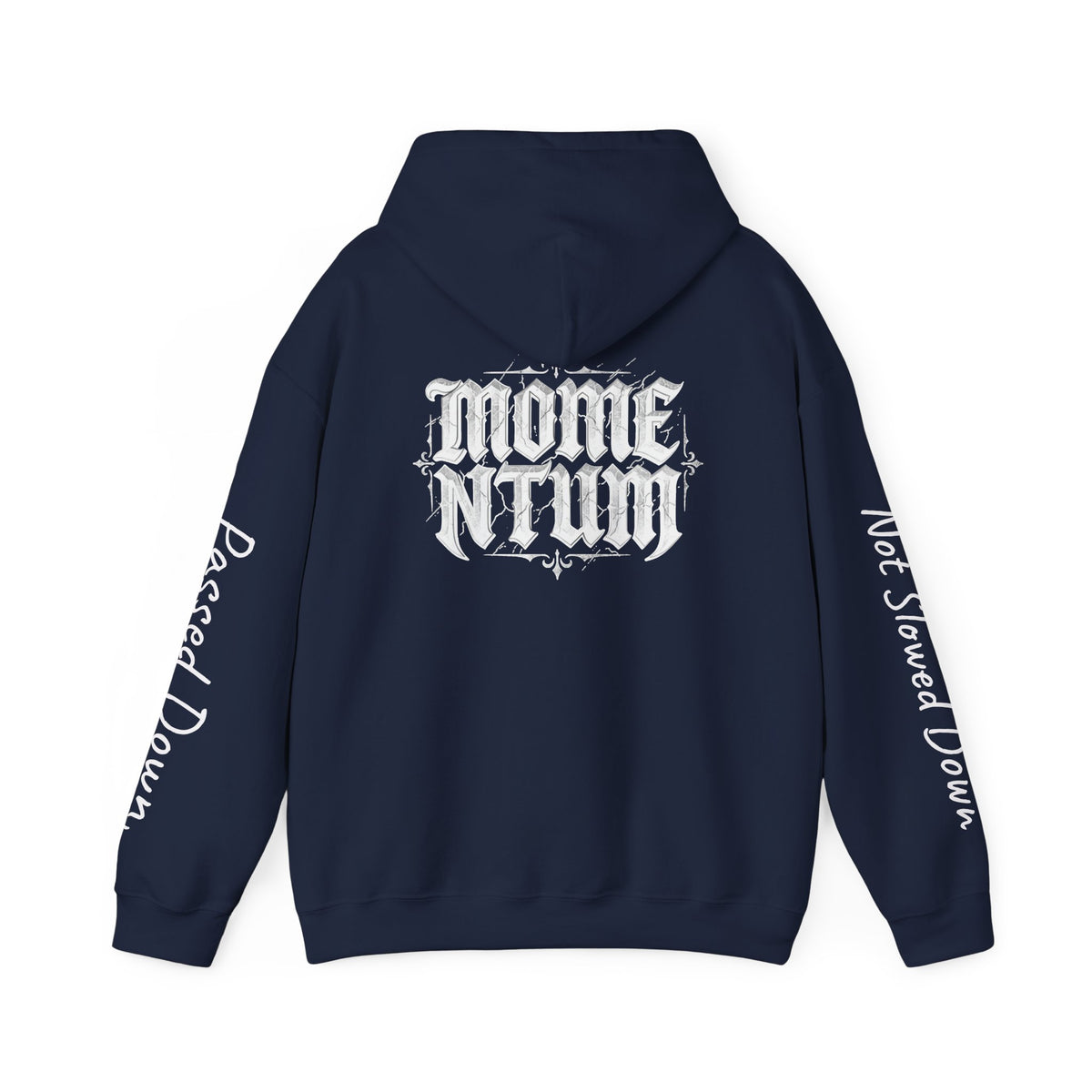 Momentum Hoodie | Motorcycle Brotherhood Sweatshirt | Passed Down Never Slowed Down | Biker Dad Son Gift | Men's Moto Streetwear Hoodie
