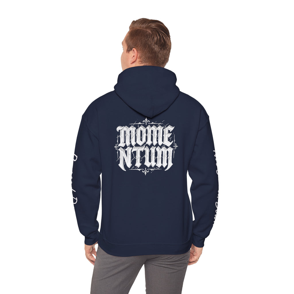 Momentum Hoodie | Motorcycle Brotherhood Sweatshirt | Passed Down Never Slowed Down | Biker Dad Son Gift | Men's Moto Streetwear Hoodie