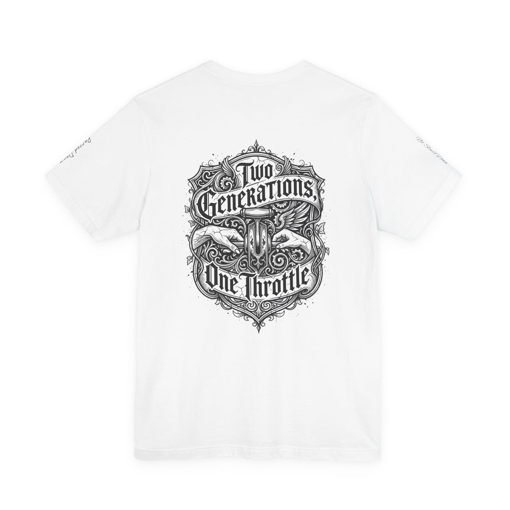 Two Generations One Hustle T‑Shirt — Motivational Family Hustle Tee