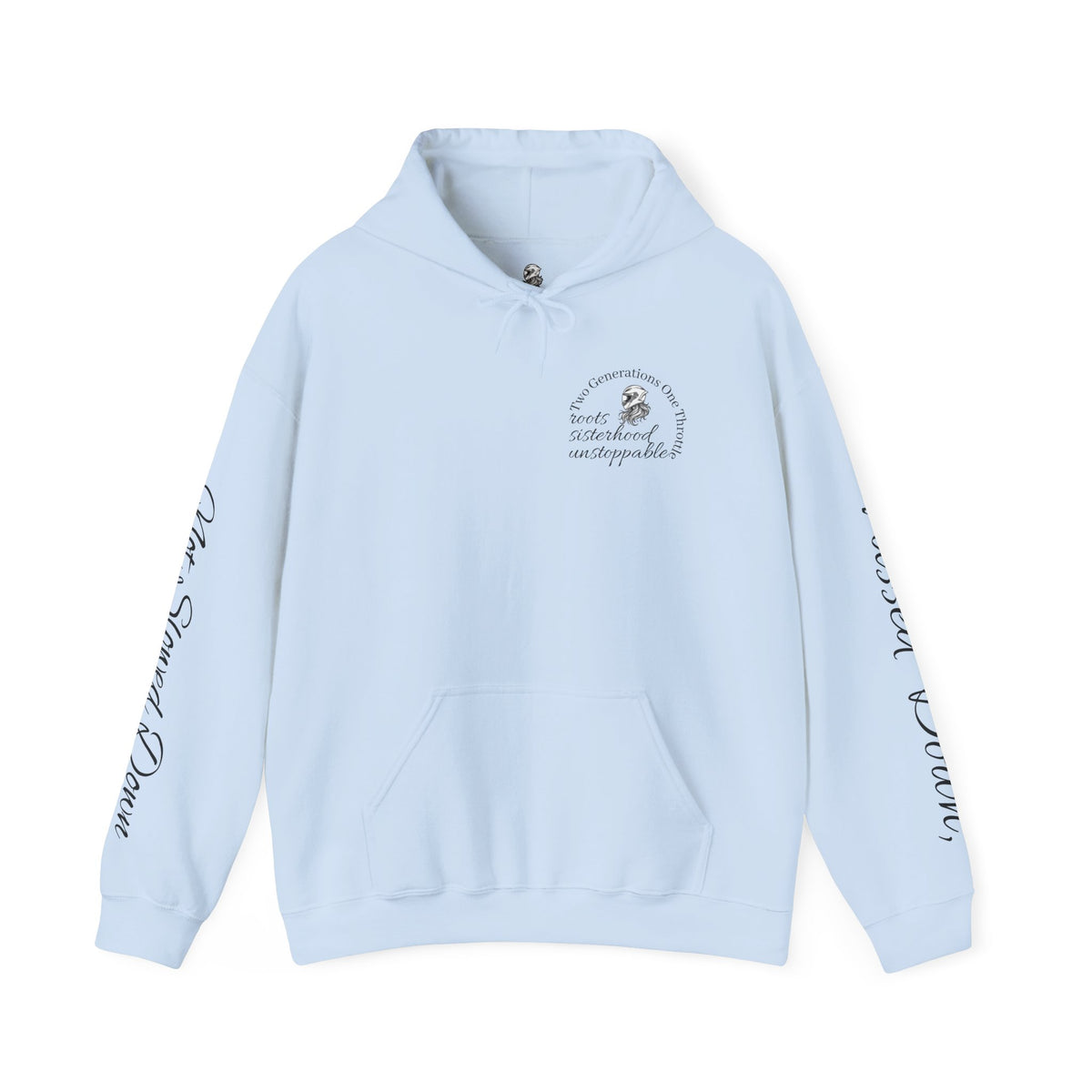 Two Generations One Throttle Hoodie | Motorcycle Mom Daughter Gift | Women Who Ride Sweatshirt | Biker Sisterhood Apparel | Passed Down Not Slowed Down