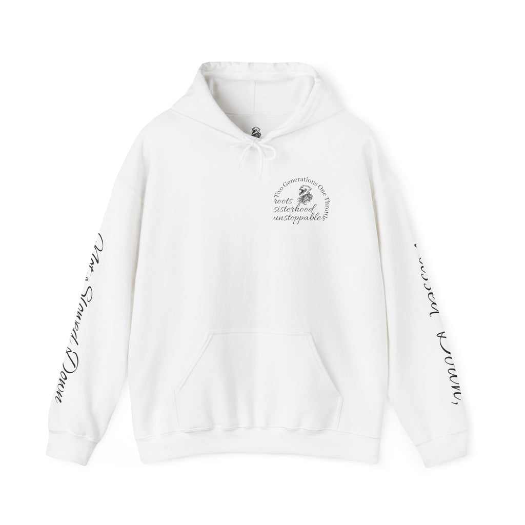 Two Generations One Throttle Hoodie | Motorcycle Mom Daughter Gift | Women Who Ride Sweatshirt | Biker Sisterhood Apparel | Passed Down Not Slowed Down