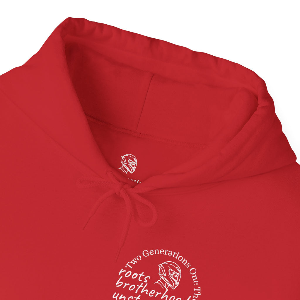 Momentum Hoodie | Motorcycle Brotherhood Sweatshirt | Passed Down Never Slowed Down | Biker Dad Son Gift | Men's Moto Streetwear Hoodie