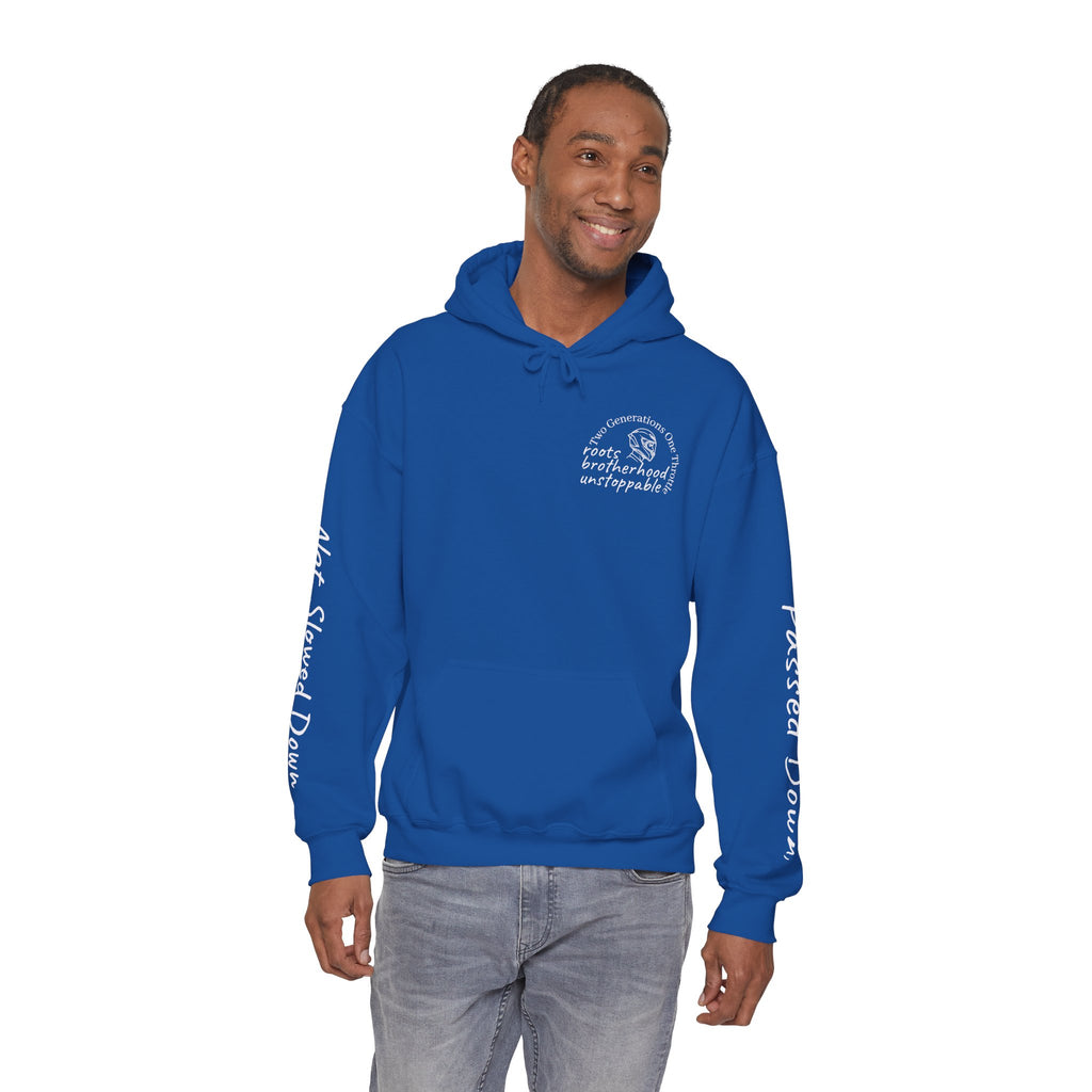 Momentum Hoodie | Motorcycle Brotherhood Sweatshirt | Passed Down Never Slowed Down | Biker Dad Son Gift | Men's Moto Streetwear Hoodie