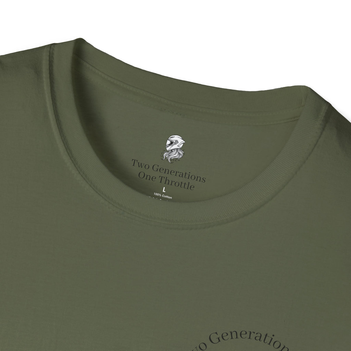 Two Generations One Throttle T-Shirt | Motorcycle Mom Daughter Gift | Women Who Ride Tee | Biker Sisterhood Graphic Shirt | Passed Down Not Slowed Down