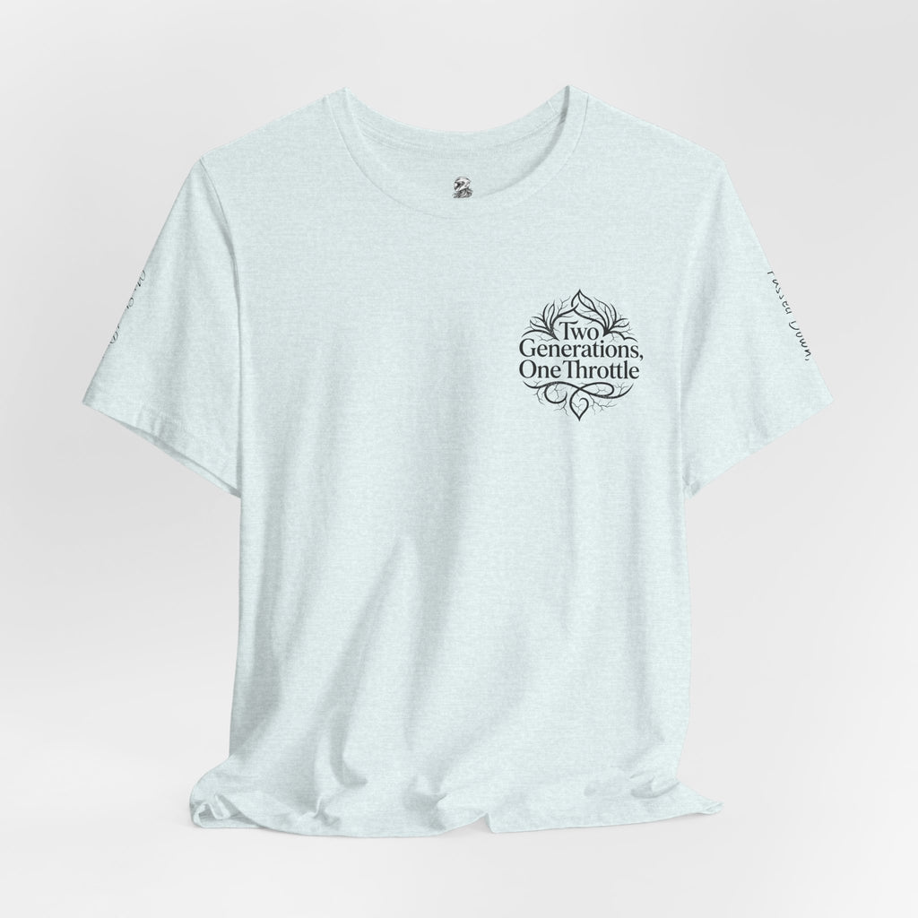 Two Generations One Hustle T‑Shirt — Motivational Family Hustle Tee