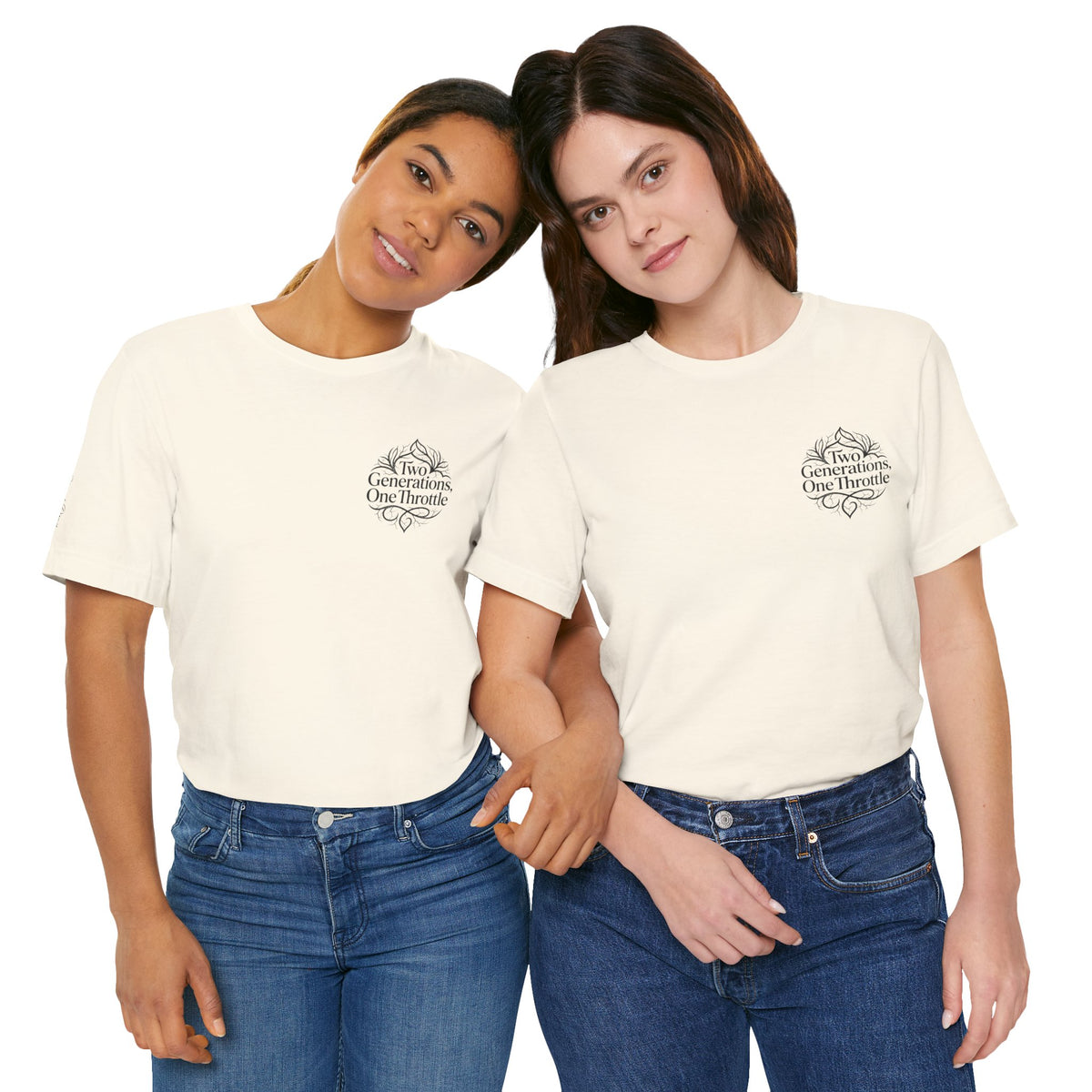 Two Generations One Hustle T‑Shirt — Motivational Family Hustle Tee