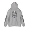 Hoodie — "Two Generations, One Throttle" Vintage Motorcycle Chest Logo