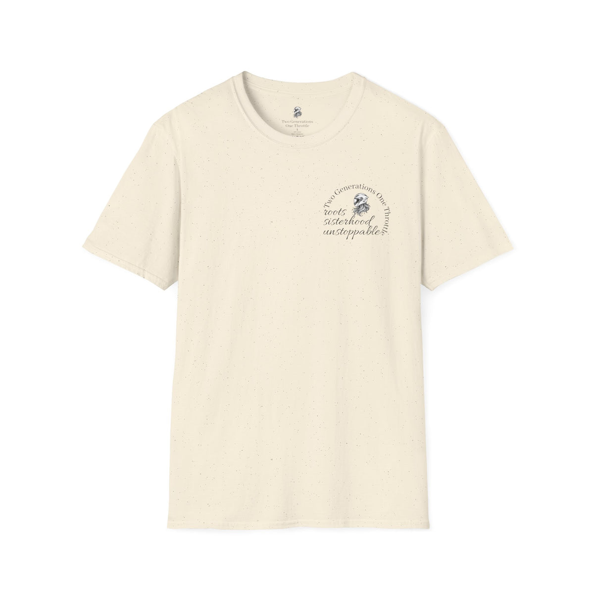 Two Generations One Throttle T-Shirt | Motorcycle Mom Daughter Gift | Women Who Ride Tee | Biker Sisterhood Graphic Shirt | Passed Down Not Slowed Down