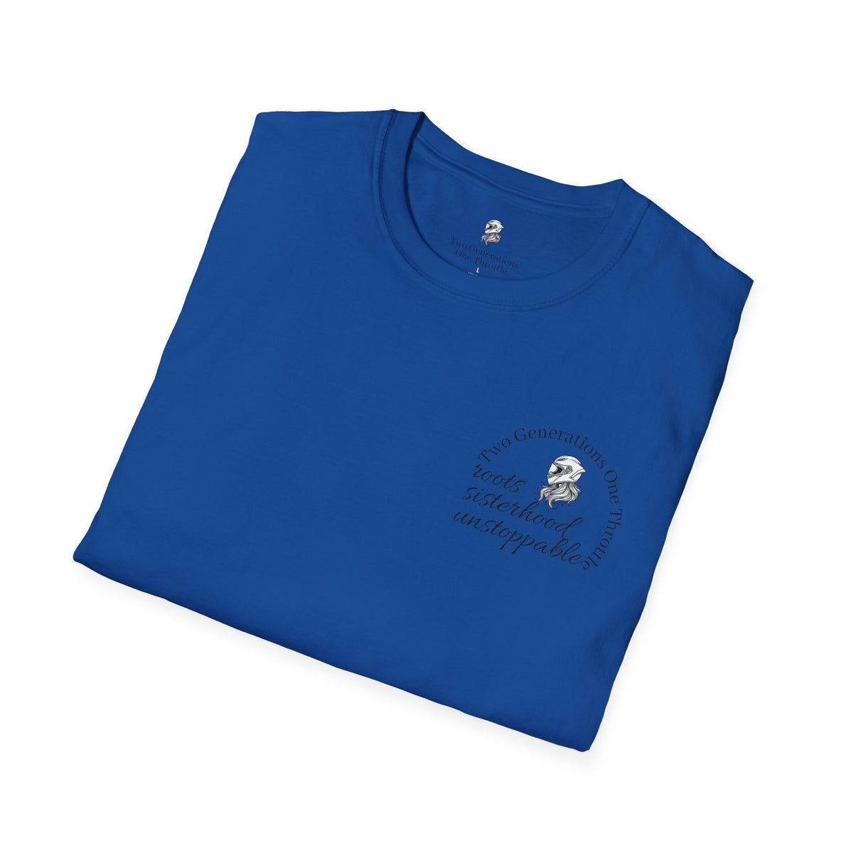 Two Generations One Throttle T-Shirt | Motorcycle Mom Daughter Gift | Women Who Ride Tee | Biker Sisterhood Graphic Shirt | Passed Down Not Slowed Down