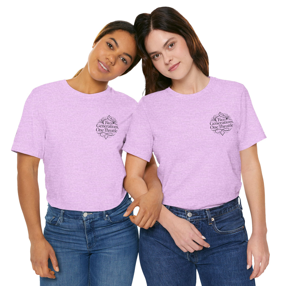 Two Generations One Hustle T‑Shirt — Motivational Family Hustle Tee