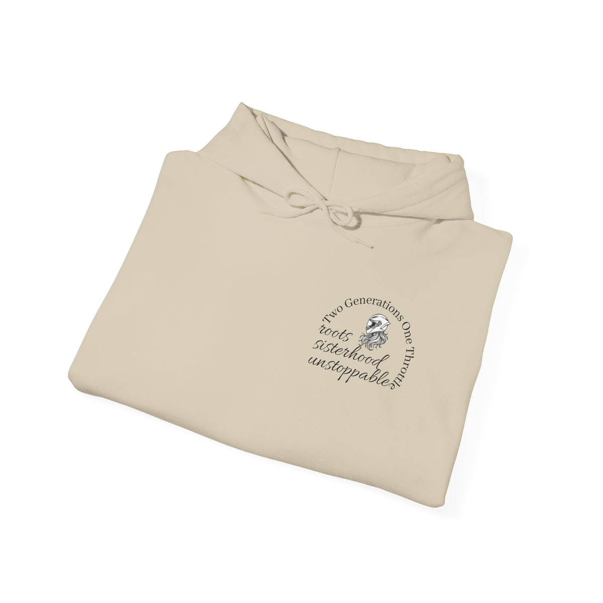 Two Generations One Throttle Hoodie | Motorcycle Mom Daughter Gift | Women Who Ride Sweatshirt | Biker Sisterhood Apparel | Passed Down Not Slowed Down