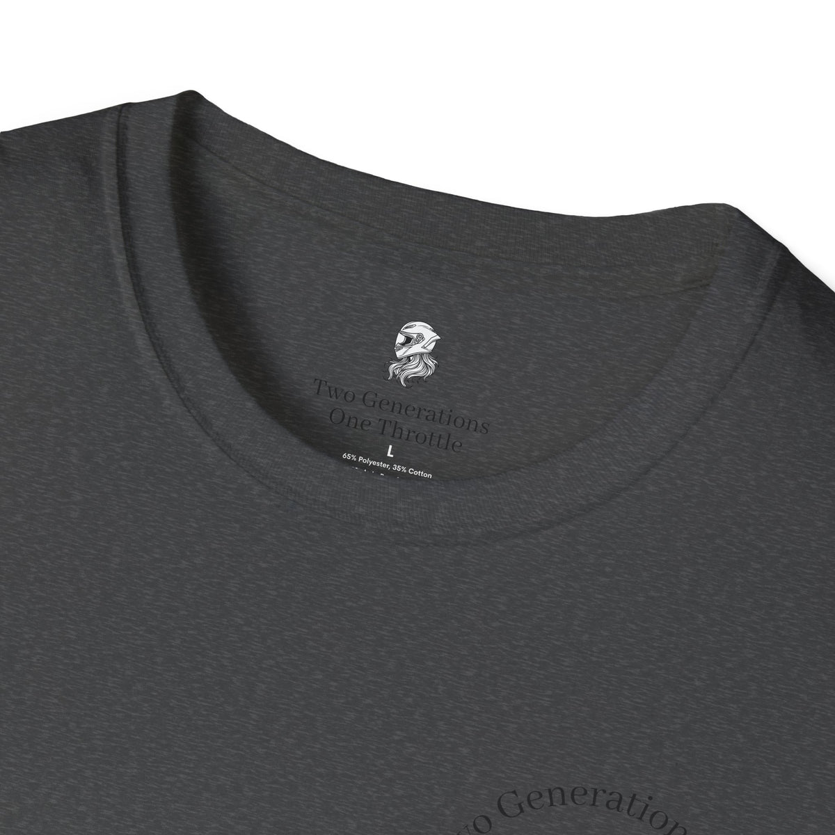 Two Generations One Throttle T-Shirt | Motorcycle Mom Daughter Gift | Women Who Ride Tee | Biker Sisterhood Graphic Shirt | Passed Down Not Slowed Down