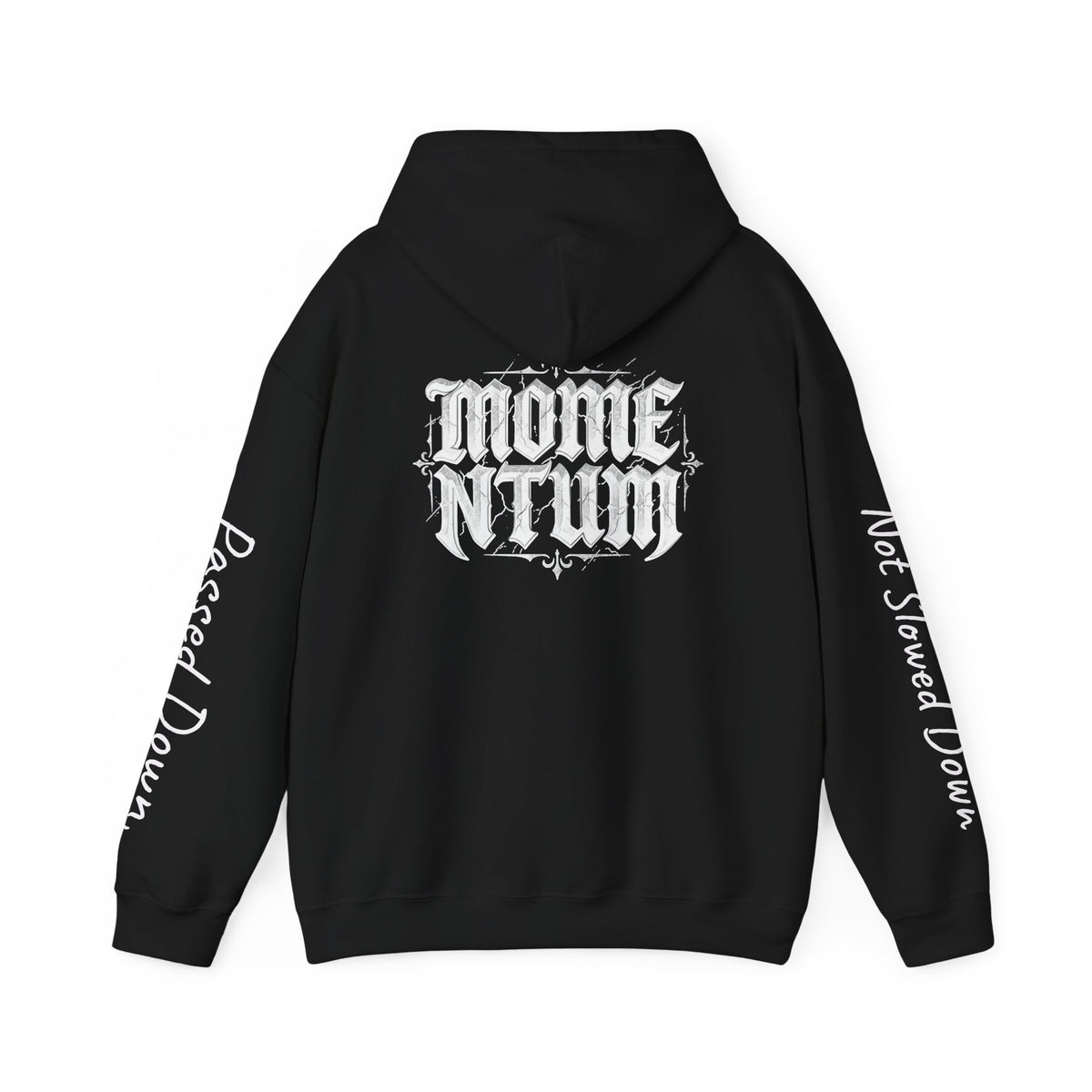 Momentum Hoodie | Motorcycle Brotherhood Sweatshirt | Passed Down Never Slowed Down | Biker Dad Son Gift | Men's Moto Streetwear Hoodie