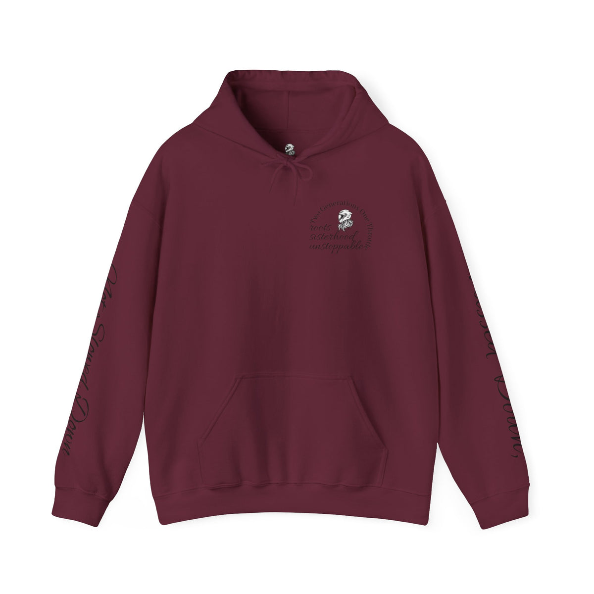 Two Generations One Throttle Hoodie | Motorcycle Mom Daughter Gift | Women Who Ride Sweatshirt | Biker Sisterhood Apparel | Passed Down Not Slowed Down