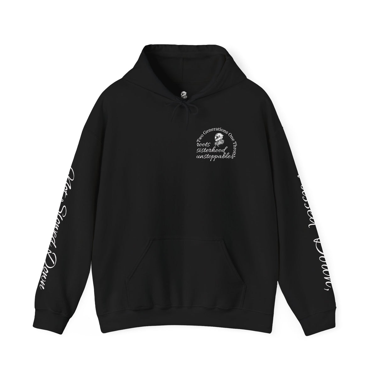 Copy of Two Generations One Throttle Hoodie | Motorcycle Mom Daughter Gift | Women Who Ride Sweatshirt | Biker Sisterhood Apparel | Passed Down Not Slowed Down