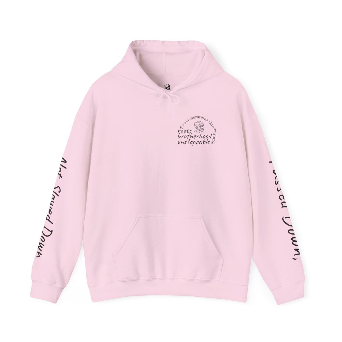 Copy of Two Generations One Throttle Hoodie | Motorcycle Mom Daughter Gift | Women Who Ride Sweatshirt | Biker Sisterhood Apparel | Passed Down Not Slowed Down