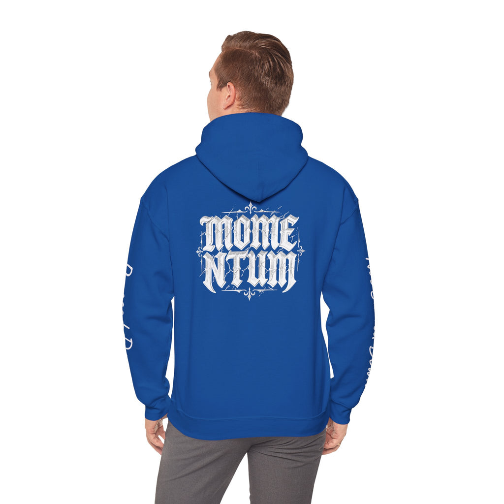 Momentum Hoodie | Motorcycle Brotherhood Sweatshirt | Passed Down Never Slowed Down | Biker Dad Son Gift | Men's Moto Streetwear Hoodie