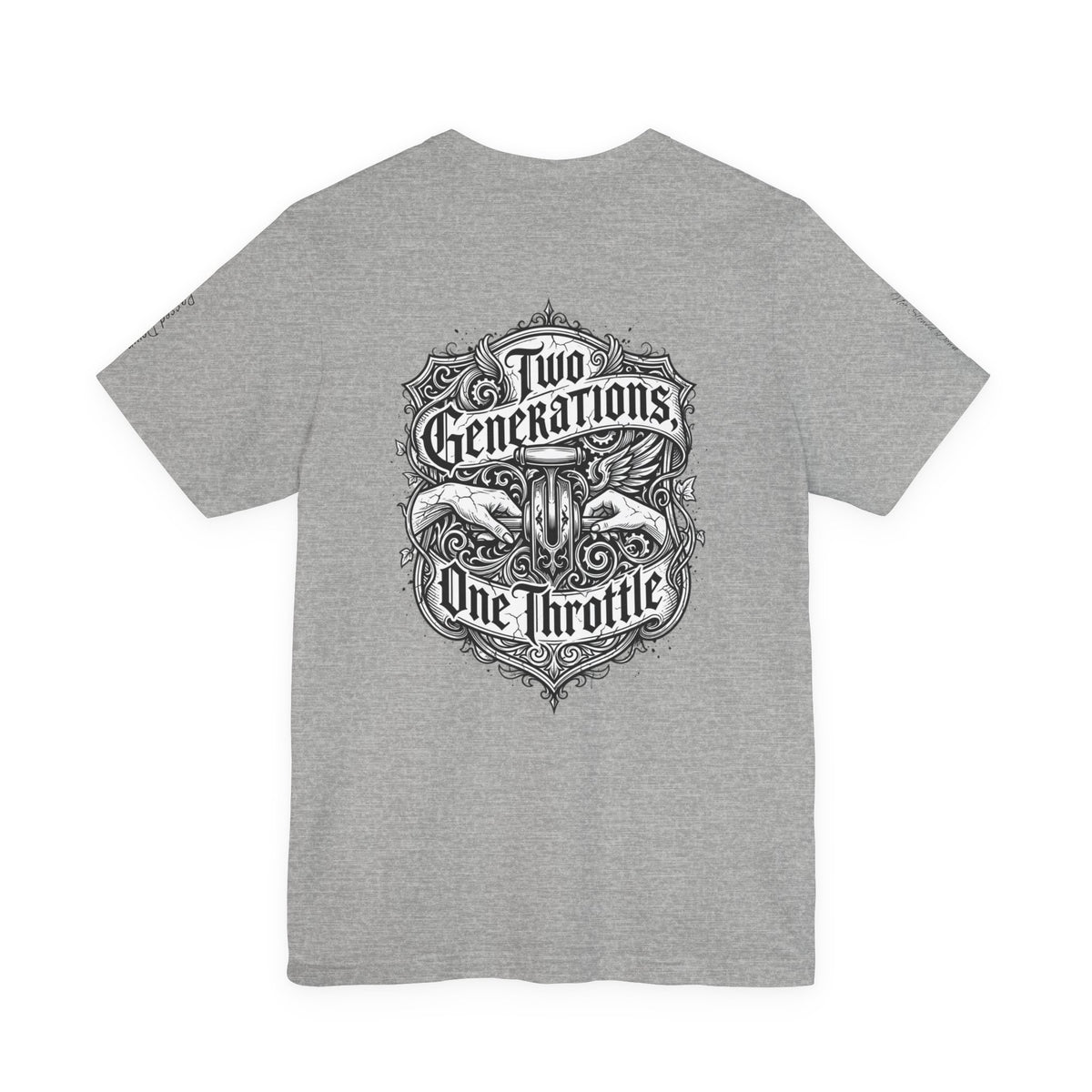 Two Generations One Hustle T‑Shirt — Motivational Family Hustle Tee