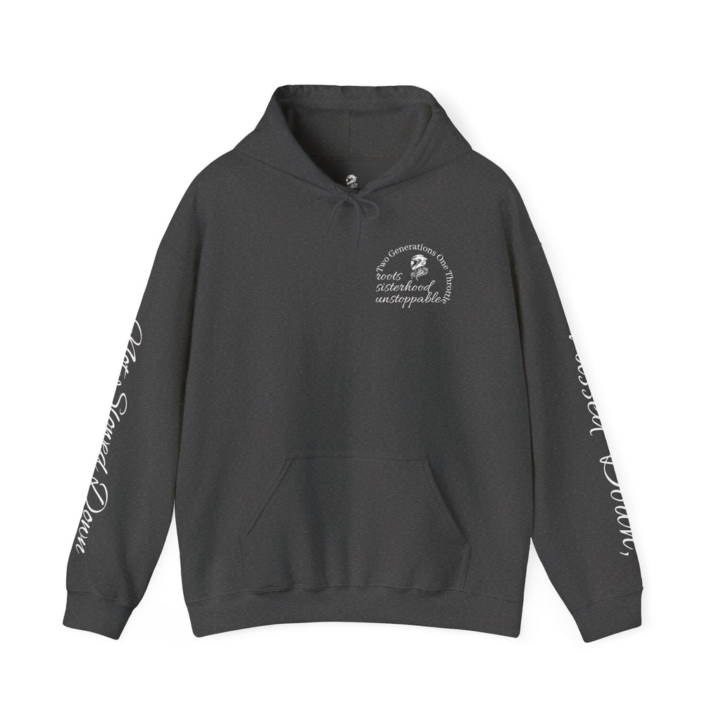 Copy of Two Generations One Throttle Hoodie | Motorcycle Mom Daughter Gift | Women Who Ride Sweatshirt | Biker Sisterhood Apparel | Passed Down Not Slowed Down
