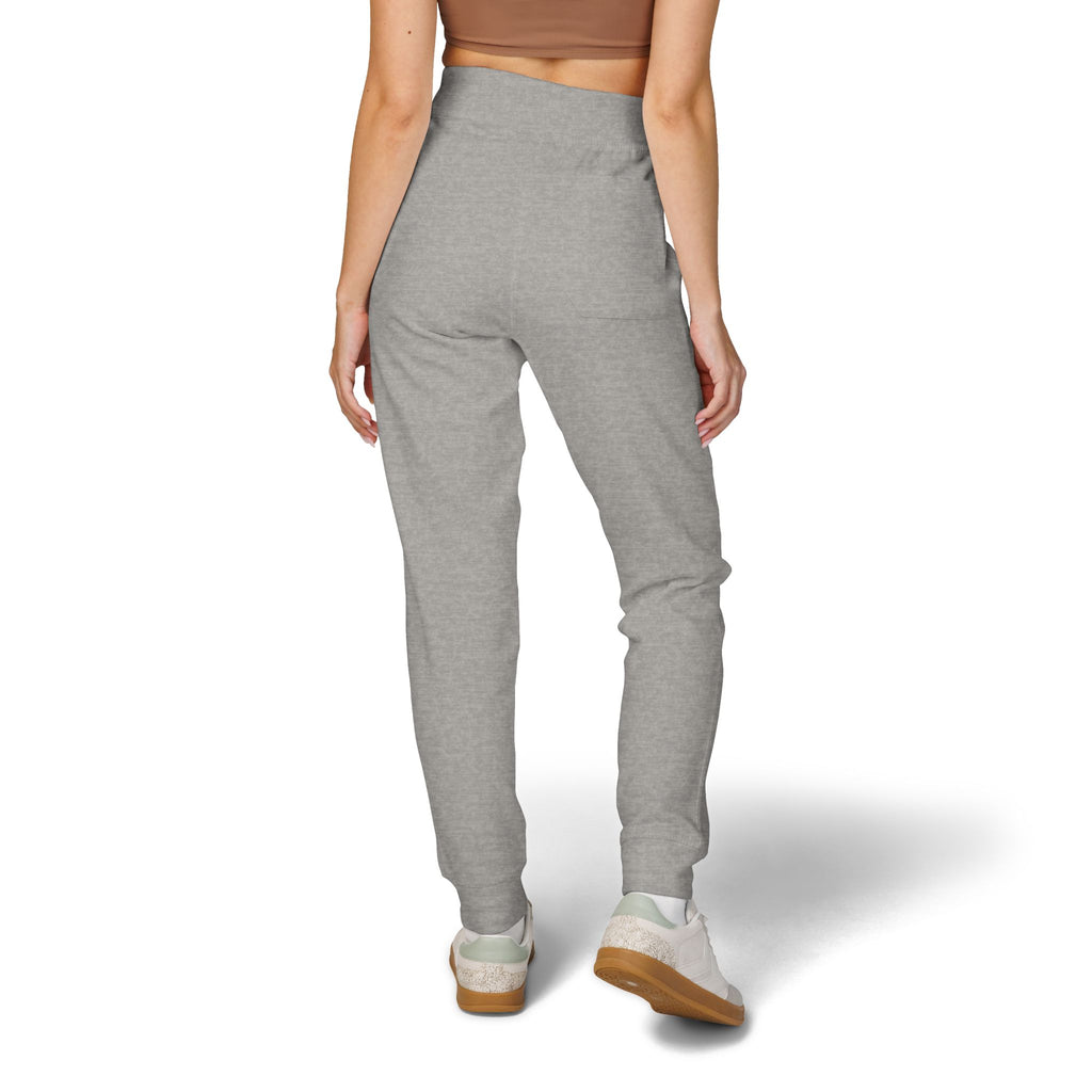 Embroidered Cozy Sweatpants — Minimal Script Logo Joggers