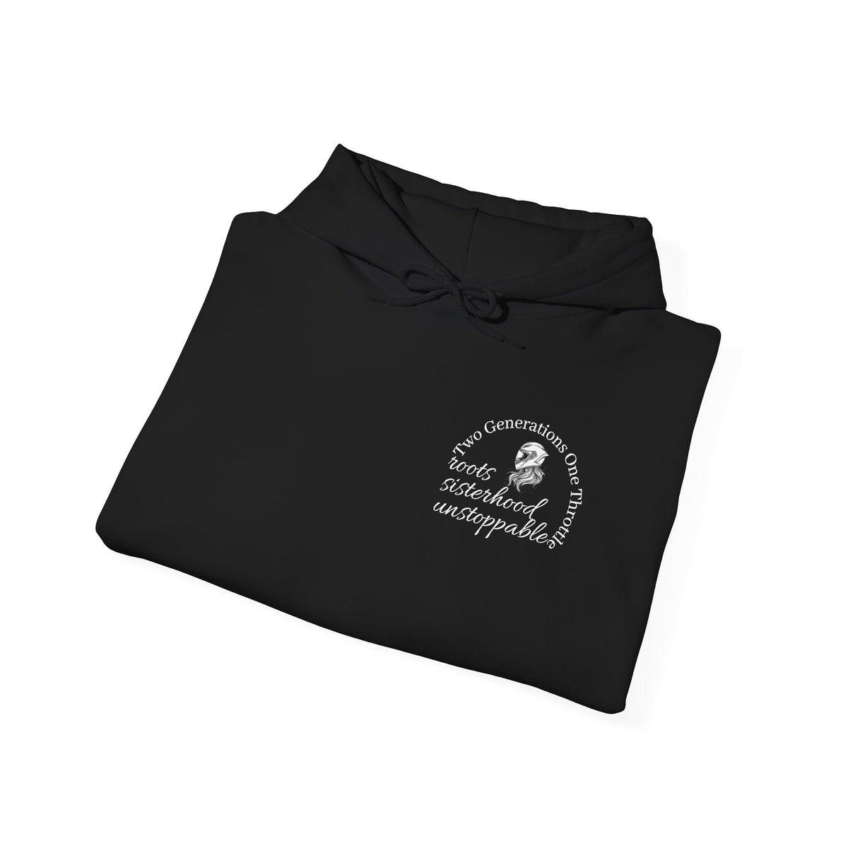 Copy of Two Generations One Throttle Hoodie | Motorcycle Mom Daughter Gift | Women Who Ride Sweatshirt | Biker Sisterhood Apparel | Passed Down Not Slowed Down
