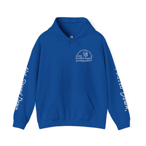 Momentum Hoodie | Motorcycle Brotherhood Sweatshirt | Passed Down Never Slowed Down | Biker Dad Son Gift | Men's Moto Streetwear Hoodie