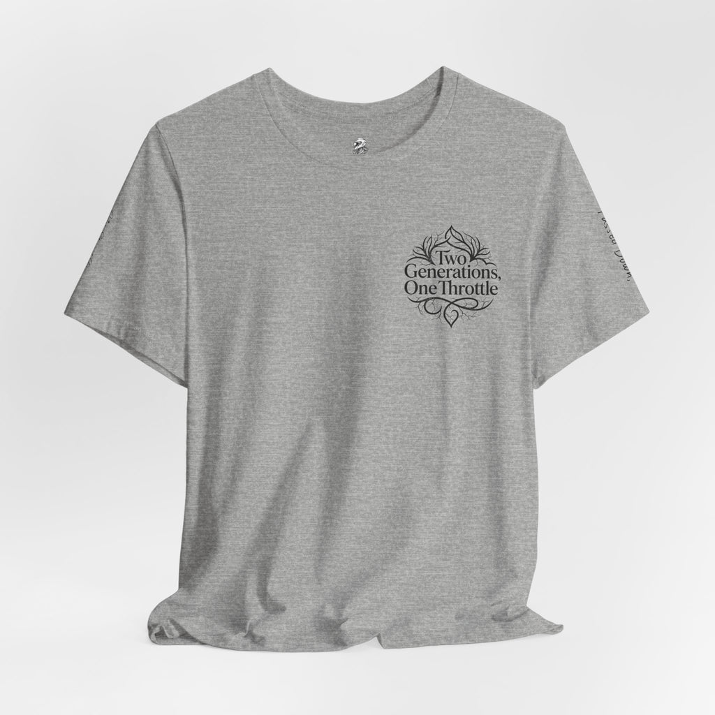 Two Generations One Hustle T‑Shirt — Motivational Family Hustle Tee