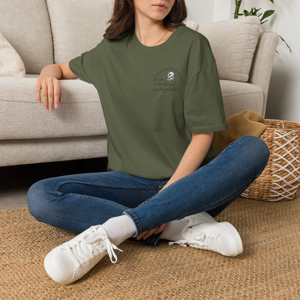 Two Generations One Throttle T-Shirt | Motorcycle Mom Daughter Gift | Women Who Ride Tee | Biker Sisterhood Graphic Shirt | Passed Down Not Slowed Down
