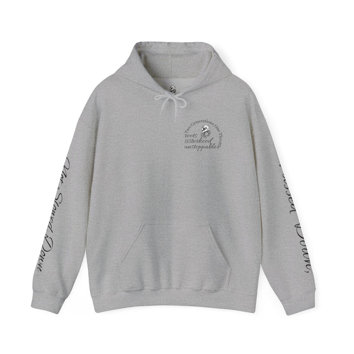 Two Generations One Throttle Hoodie | Motorcycle Mom Daughter Gift | Women Who Ride Sweatshirt | Biker Sisterhood Apparel | Passed Down Not Slowed Down
