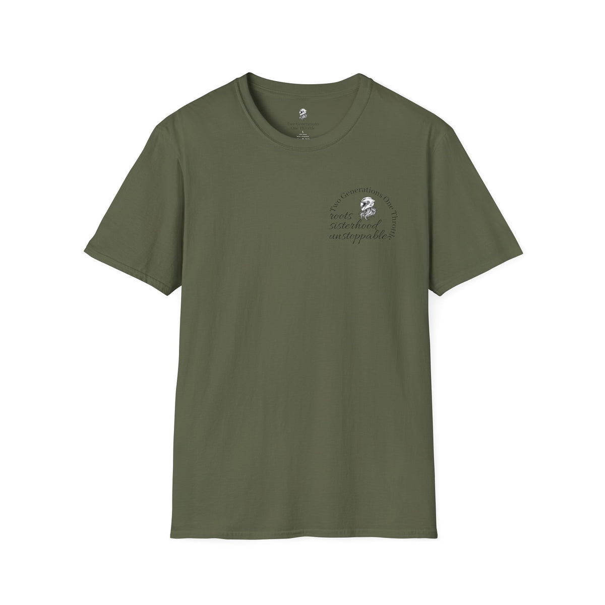 Two Generations One Throttle T-Shirt | Motorcycle Mom Daughter Gift | Women Who Ride Tee | Biker Sisterhood Graphic Shirt | Passed Down Not Slowed Down